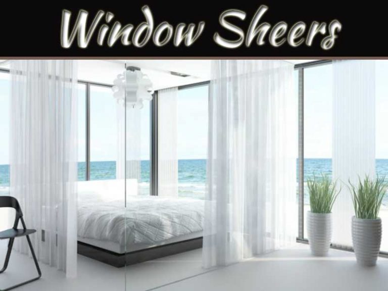 White Decorative Window Sheers For Summer