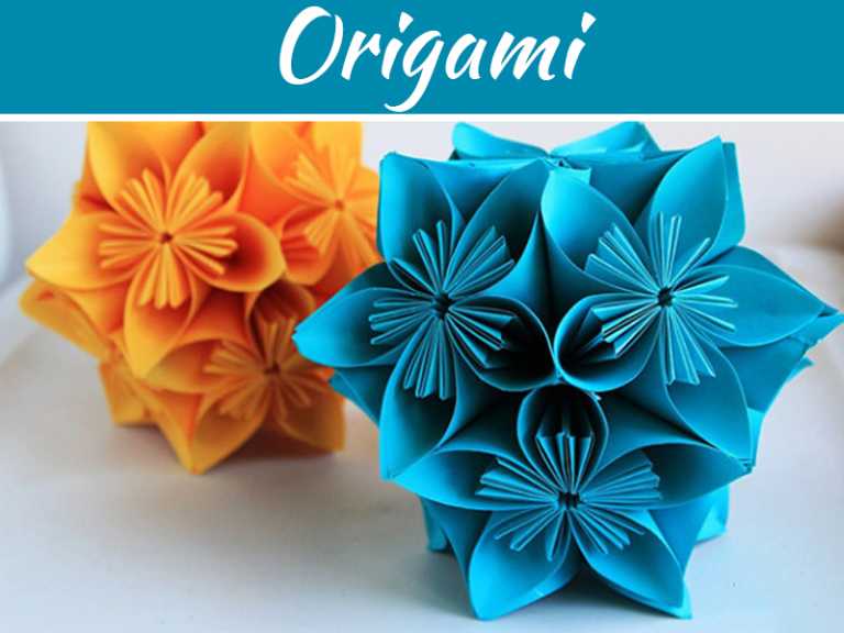 Variety Of Origami Flower Designs