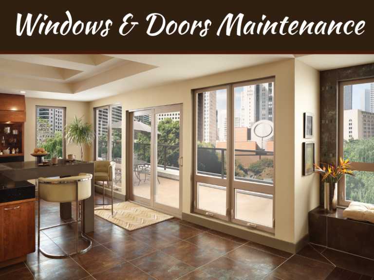 The Essentials of Windows and Doors Maintenance