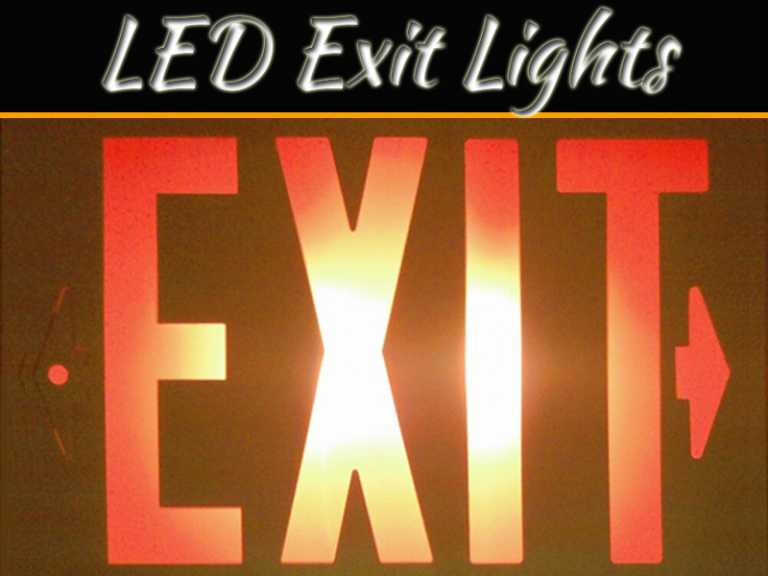 How Are Led Exit Lights Helpful During Critical Situations?