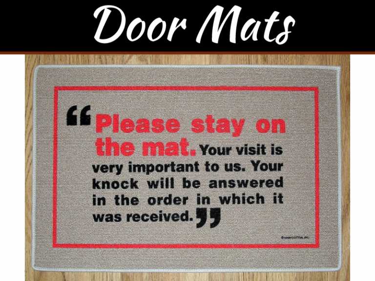 Rainbow Color Door Mats – Latest House Entrance Decorating Ideas