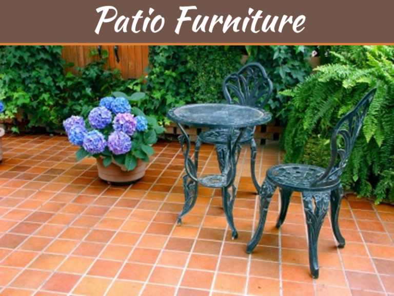 Wrought Iron Patio Furniture For Classic Good Looks