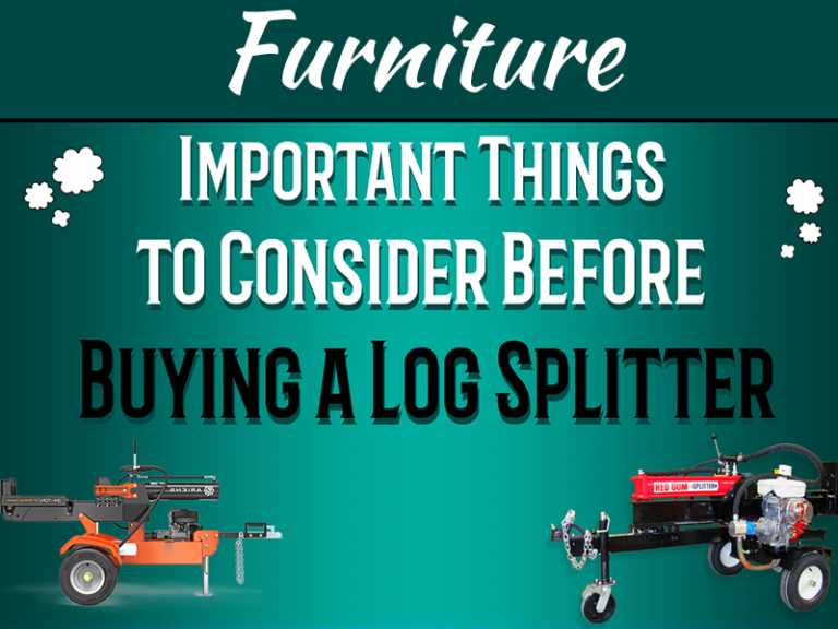 How To Choose The Best Log Splitter For Your Needs