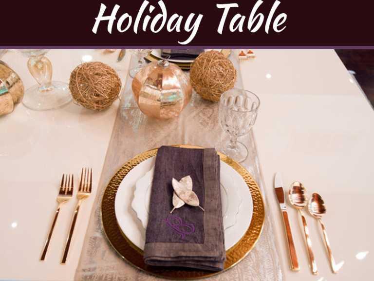 Setting The Perfect Holiday Table