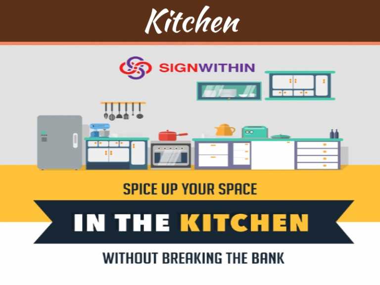 Spice Up Your Space In The Kitchen Without Breaking The Bank