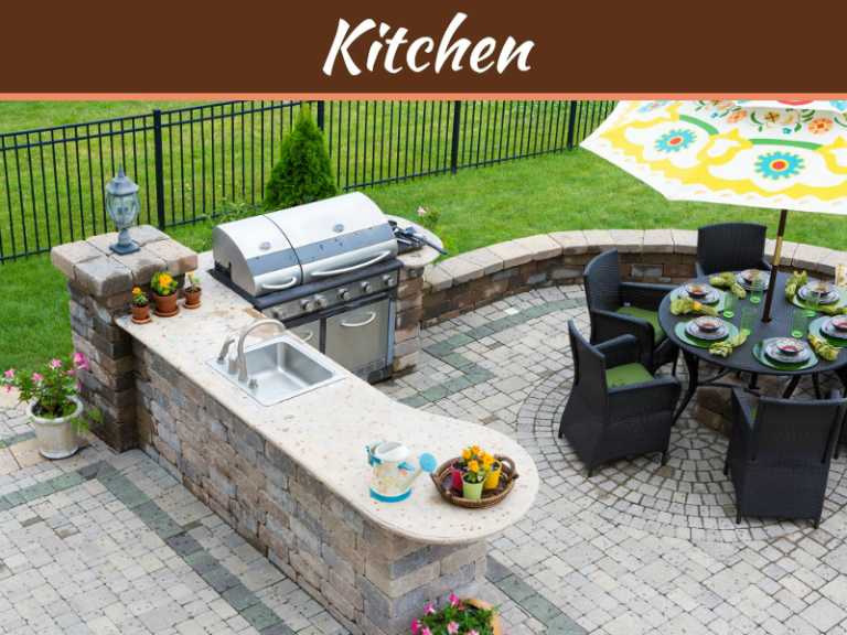 An Outdoor Kitchen - A Dream Kitchen That You Want To Create