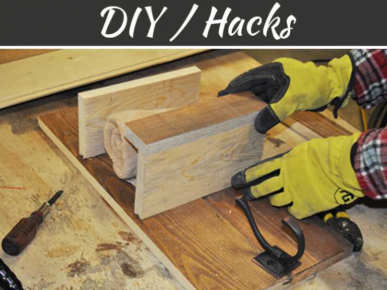 How To Make A Wooden Towel Rack