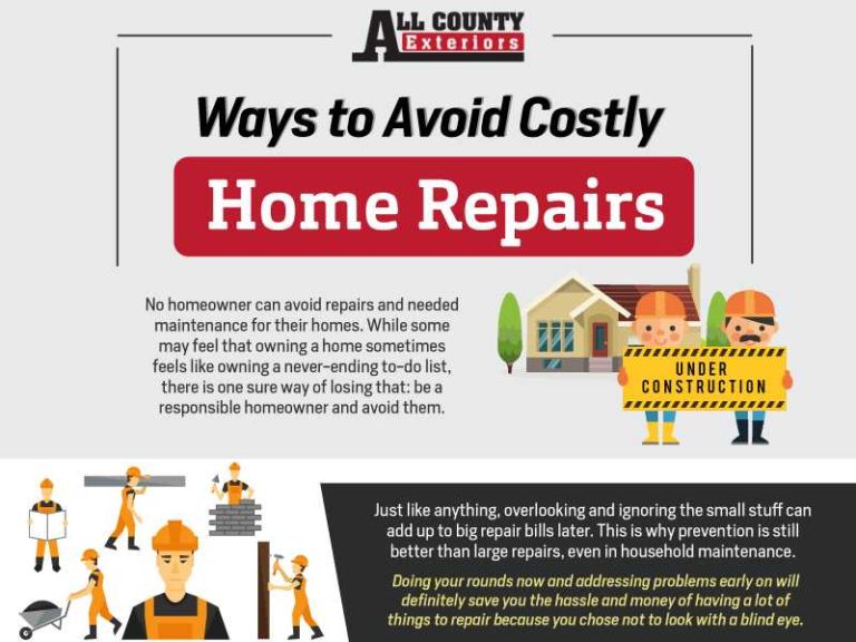 Ways To Avoid Costly Home Repairs
