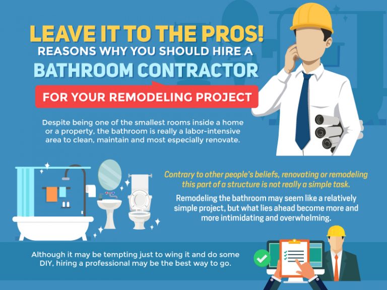 Reasons Why You Should Hire A Bathroom Contractor For Your Remodeling Project