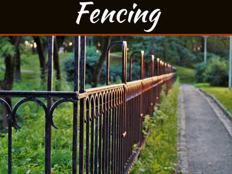 Some Aspects To Consider For Fencing