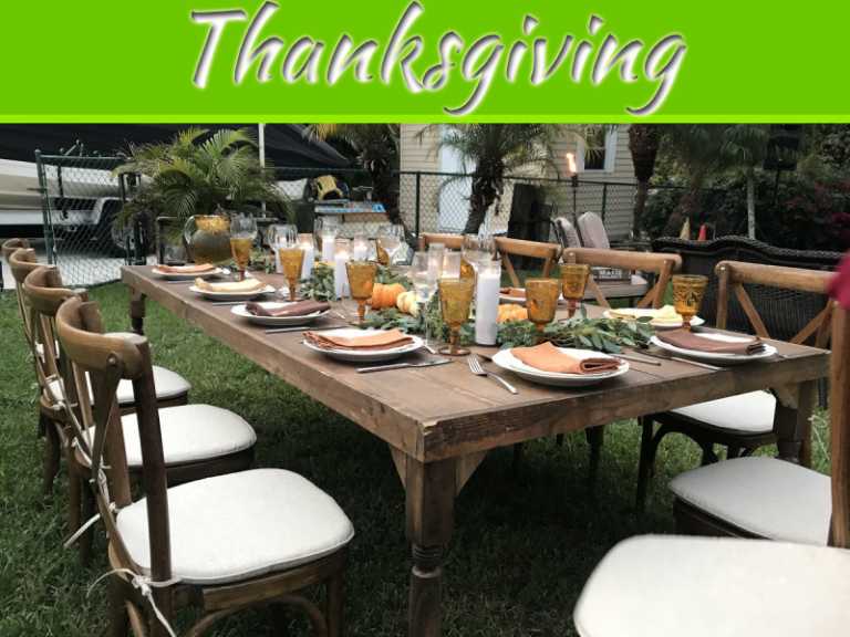 7 Tips For A Backyard Thanksgiving Feast