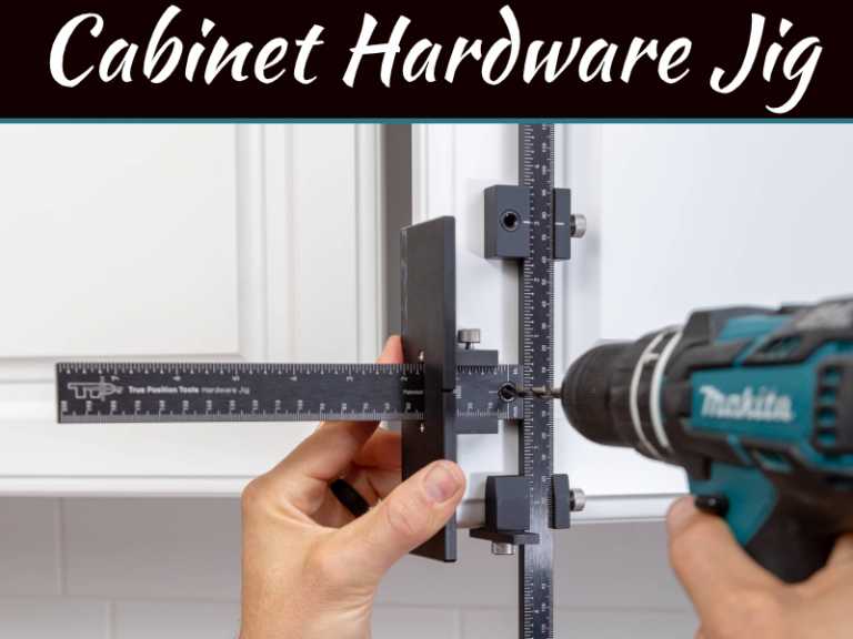Make Your Job Easier with A Cabinet Hardware Jig