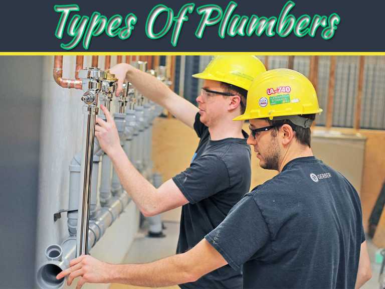 The Different Types Of Plumbers – And How To Pick The Right One