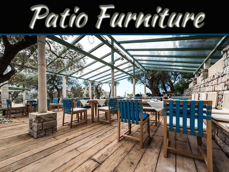 Protect Patio Furniture With Plexiglas Sheets Against Raining And Weather Changes
