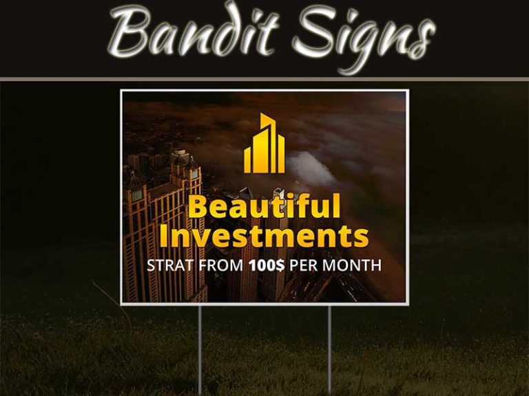 Creating Perfect Bandit Signs For Real Estate