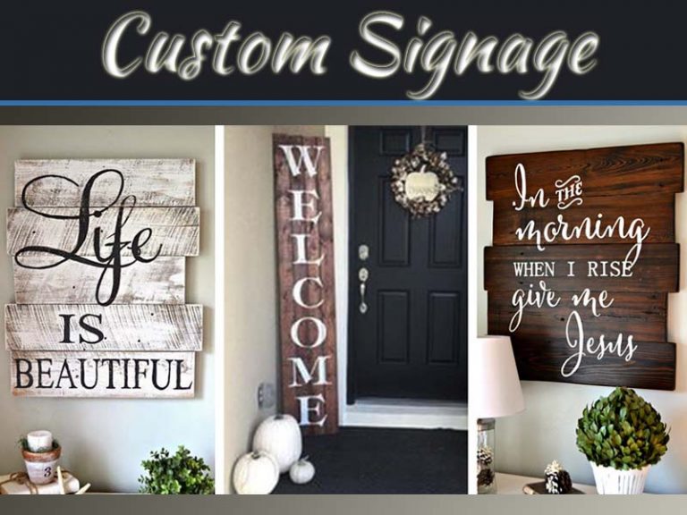 10 Custom Signage Ideas For Every Space Of The House