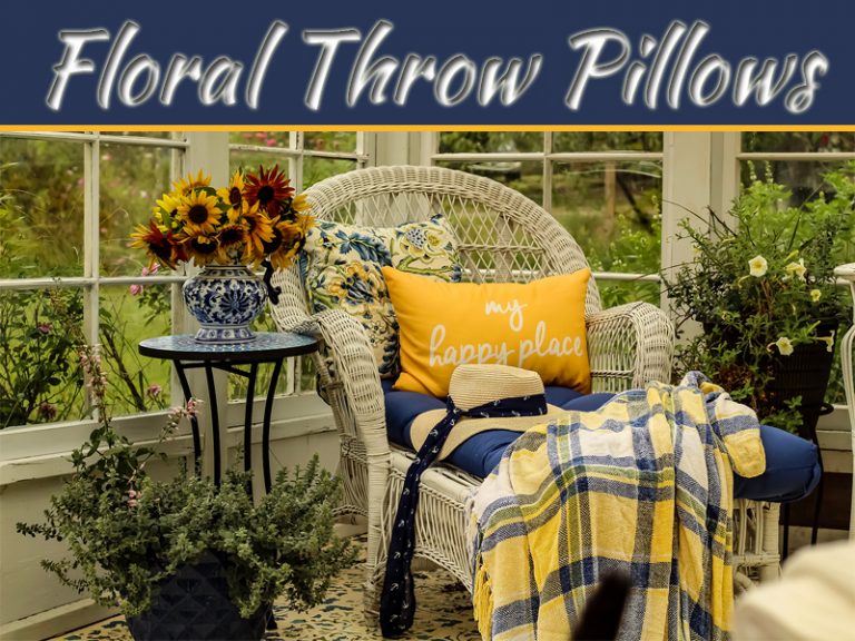 6 Floral Throw Pillows For Any Room And Décor Style