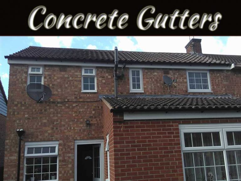 Stop Damaged Concrete Guttering From Affecting Your Home