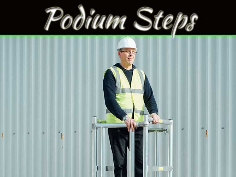 The Top 4 Reasons Why You Need Industrial Podium Steps
