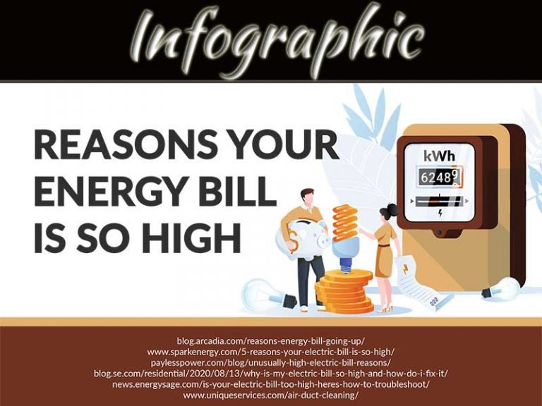 Reasons Your Energy Bill Is So High - Infographic