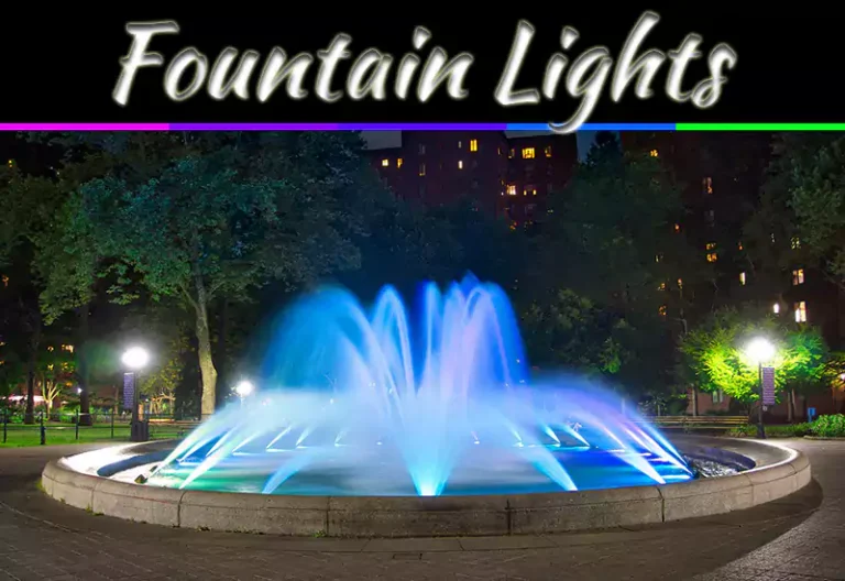 Reasons To Buy Lights For Fountains