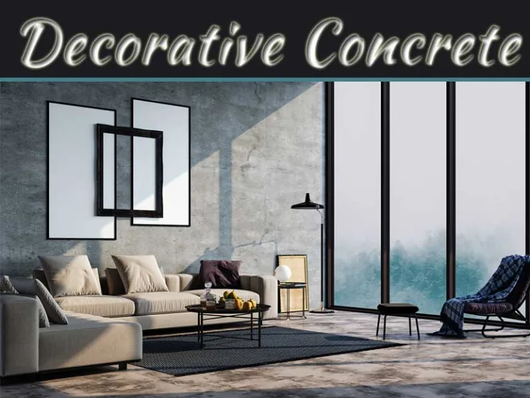 Unleashing The Potential Of Decorative Concrete: Elevate Your Interior Design