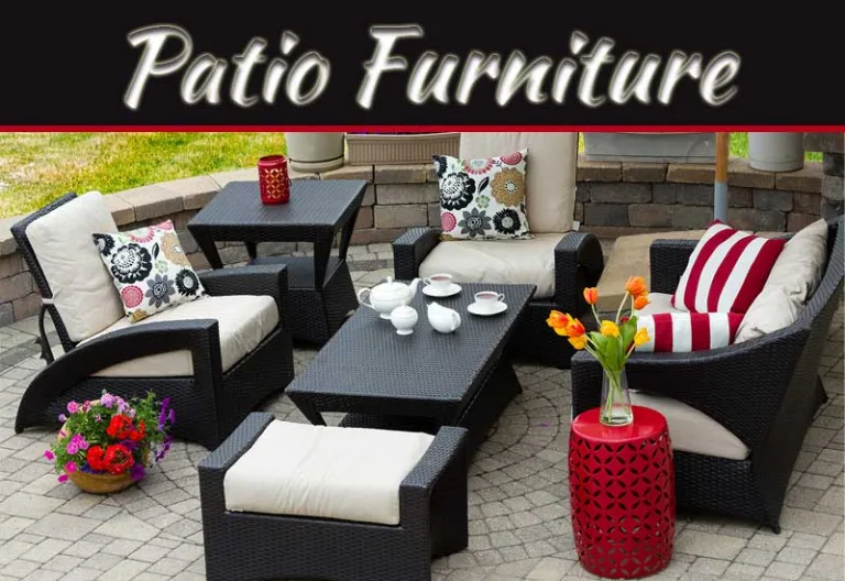 Turn Your Patio Into An Oasis: Top Trends In Outdoor Furniture