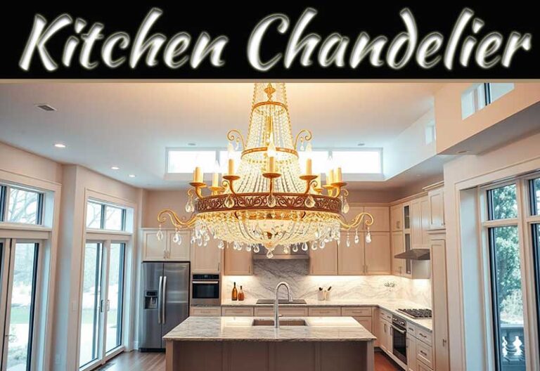 Dazzling Gold Kitchen Chandelier: Brighten Your Home