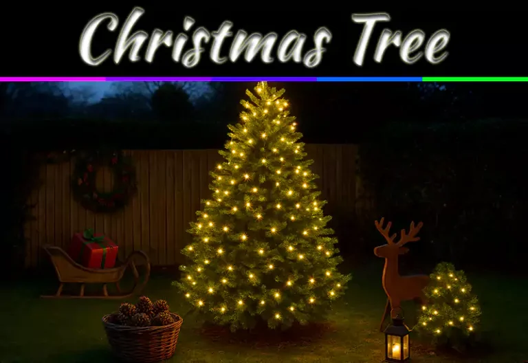 Outdoor Christmas Tree Ideas To Brighten And Transform Your Garden